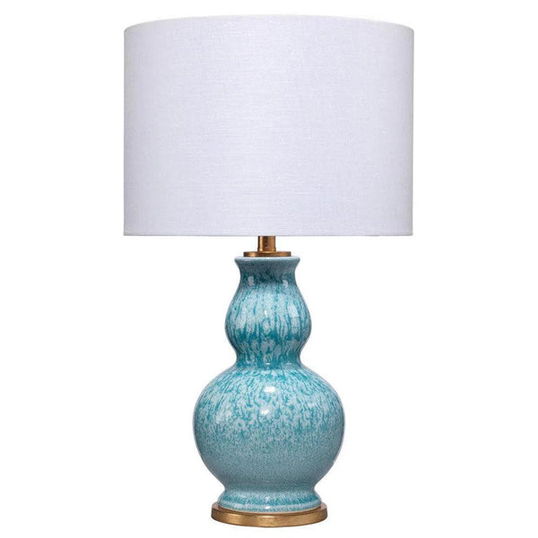 Blue Ceramic Whitney Table Lamp Table Lamps LOOMLAN By Jamie Young