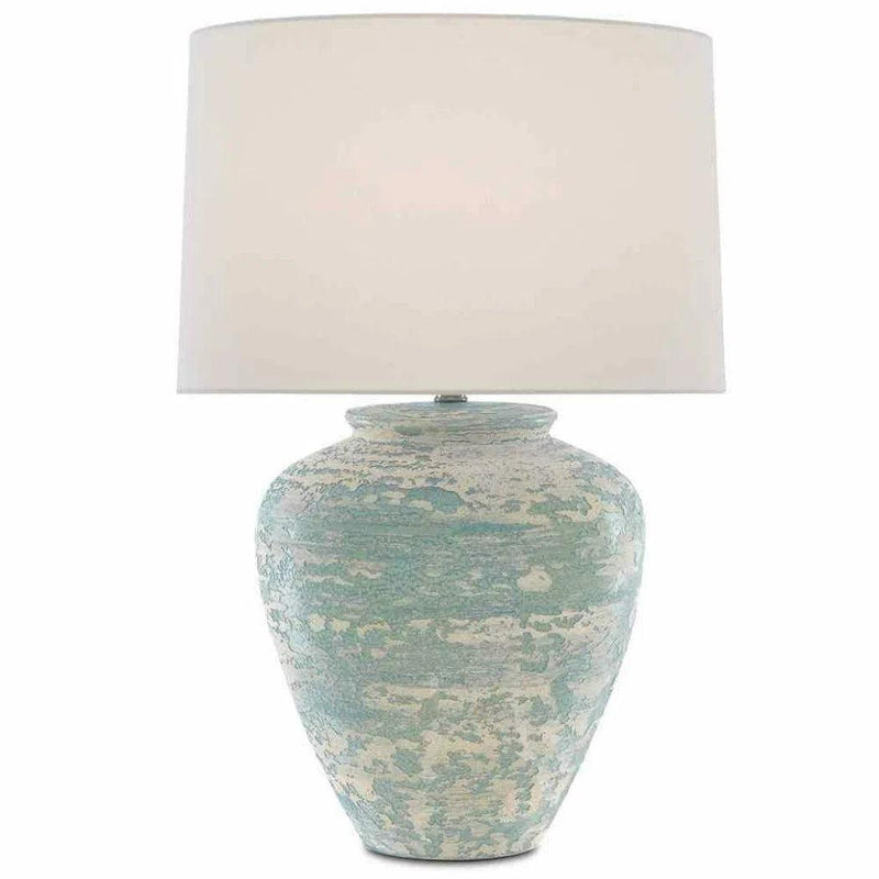 Blue Cream Mimi Table Lamp Table Lamps LOOMLAN By Currey & Co