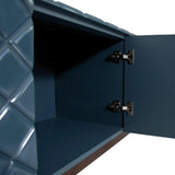 Blue Diamond Wood Sideboard for Dining Room or TV Stand Sideboards LOOMLAN By Victor Betancourt