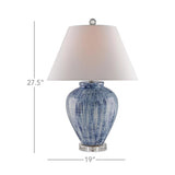 Blue White Malaprop Table Lamp Table Lamps LOOMLAN By Currey & Co