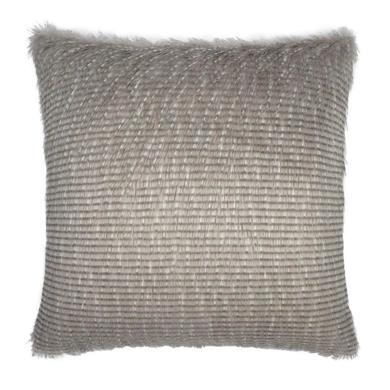 Blustery Stone Grey Throw Pillow With Insert Throw Pillows LOOMLAN By D.V. Kap