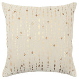 Boa Golden Throw Pillow With Down Insert Throw Pillows LOOMLAN By LOOMLAN