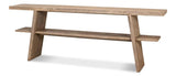 Bodega Vineyards Console Table With Storage Reclaimed Wood Console Tables LOOMLAN By Sarreid