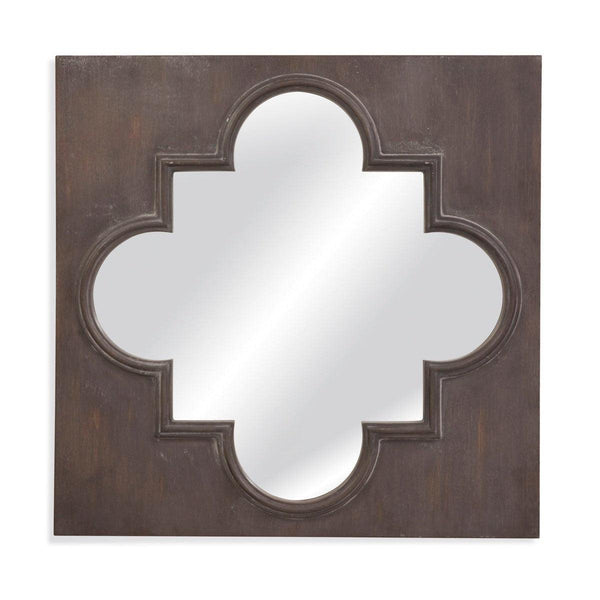 Boden Polystyrene Brown Wall Mirror Wall Mirrors LOOMLAN By Bassett Mirror