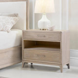 Bodhi 2-Drawer Open Nightstand with USB Nightstands LOOMLAN By Palmetto Home - Bodhi