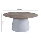 Bodhi Round Cocktail Table Coffee Tables LOOMLAN By Palmetto Home - Bodhi