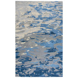 Boil Abstract Blue Large Area Rugs For Living Room Area Rugs LOOMLAN By LOOMLAN