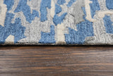 Boil Abstract Blue Large Area Rugs For Living Room Area Rugs LOOMLAN By LOOMLAN