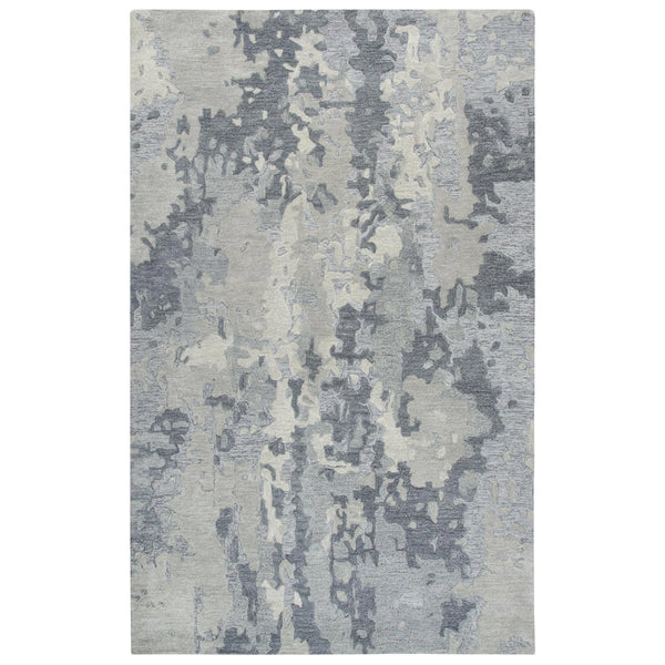 Boka Abstract Gray Large Area Rugs For Living Room Area Rugs LOOMLAN By LOOMLAN