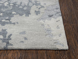 Boka Abstract Gray Large Area Rugs For Living Room Area Rugs LOOMLAN By LOOMLAN