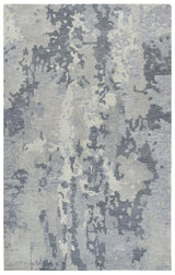 Boka Abstract Gray Large Area Rugs For Living Room Area Rugs LOOMLAN By LOOMLAN