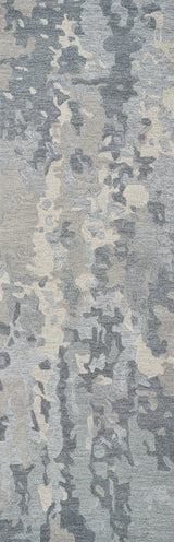 Boka Abstract Gray Large Area Rugs For Living Room Area Rugs LOOMLAN By LOOMLAN