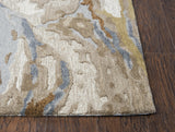 Bole Abstract Beige Large Area Rugs For Living Room Area Rugs LOOMLAN By LOOMLAN