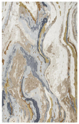 Bole Abstract Beige Large Area Rugs For Living Room Area Rugs LOOMLAN By LOOMLAN