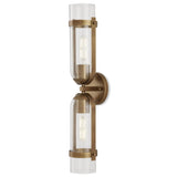 Bonardi Brass Wall Sconce Wall Sconces LOOMLAN By Currey & Co