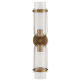 Bonardi Brass Wall Sconce Wall Sconces LOOMLAN By Currey & Co