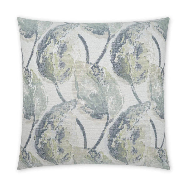 Bonasera Waterfall Grey Throw Pillow With Insert Throw Pillows LOOMLAN By D.V. Kap