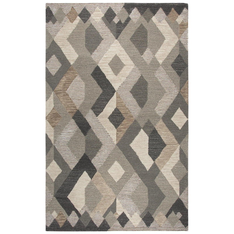 Bong Geometric Brown Large Area Rugs For Living Room Area Rugs LOOMLAN By LOOMLAN