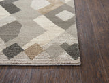 Bong Geometric Brown Large Area Rugs For Living Room Area Rugs LOOMLAN By LOOMLAN