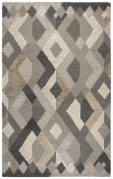 Bong Geometric Brown Large Area Rugs For Living Room Area Rugs LOOMLAN By LOOMLAN