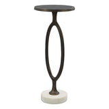 Bonita Accent Table Bronze Side Tables LOOMLAN By Zuo Modern