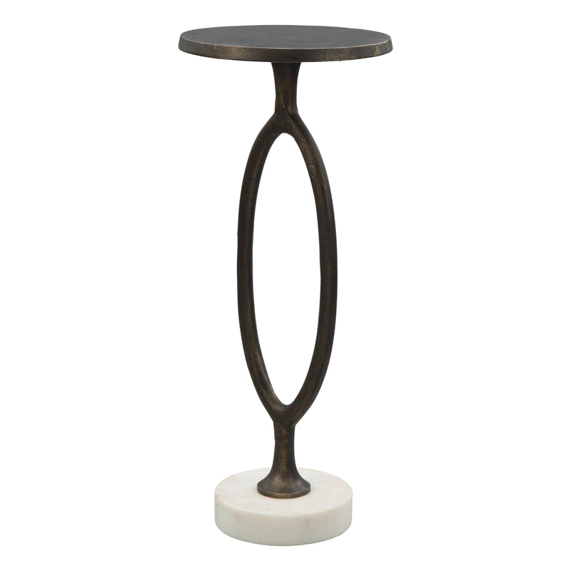 Bonita Accent Table Bronze Side Tables LOOMLAN By Zuo Modern