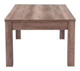 Bonker 3 in 1 Table Brown Dining Tables LOOMLAN By Zuo Modern