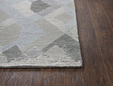 Bons Geometric Gray Large Area Rugs For Living Room Area Rugs LOOMLAN By LOOMLAN