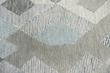 Bons Geometric Gray Large Area Rugs For Living Room Area Rugs LOOMLAN By LOOMLAN