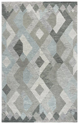 Bons Geometric Gray Large Area Rugs For Living Room Area Rugs LOOMLAN By LOOMLAN