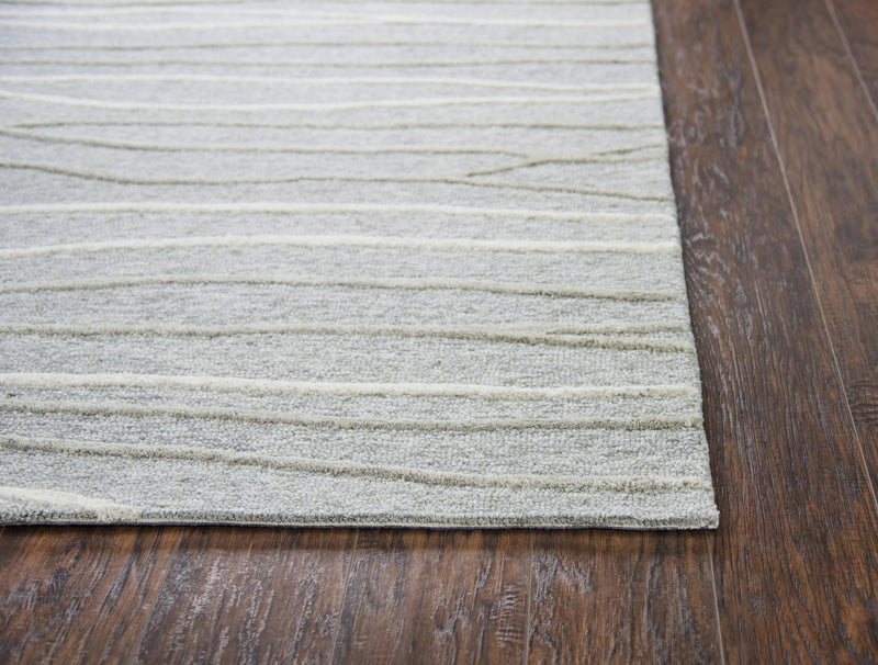 Bool Lines Gray Large Area Rugs For Living Room Area Rugs LOOMLAN By LOOMLAN