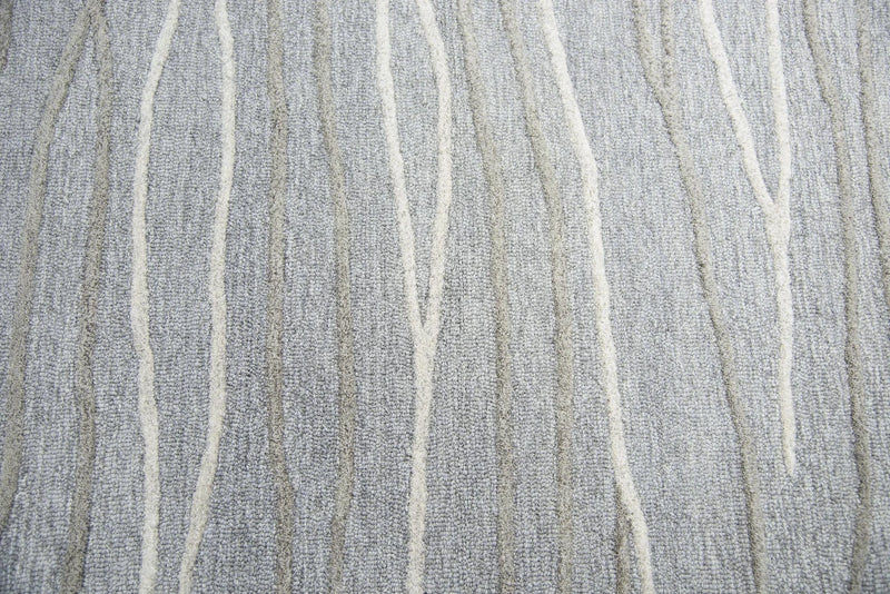 Bool Lines Gray Large Area Rugs For Living Room Area Rugs LOOMLAN By LOOMLAN