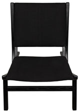 Boomerang Wood Black Armless Chair Club Chairs LOOMLAN By Noir