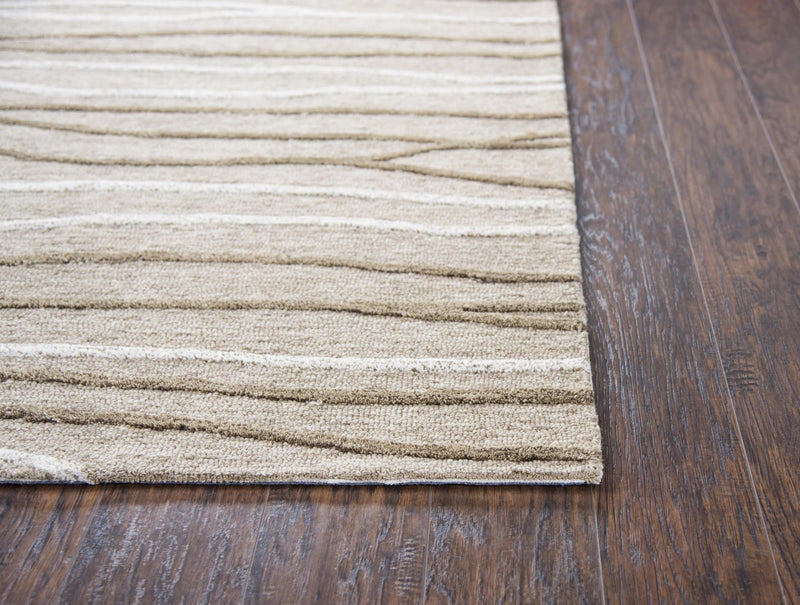 Boot Lines Beige Large Area Rugs For Living Room Area Rugs LOOMLAN By LOOMLAN