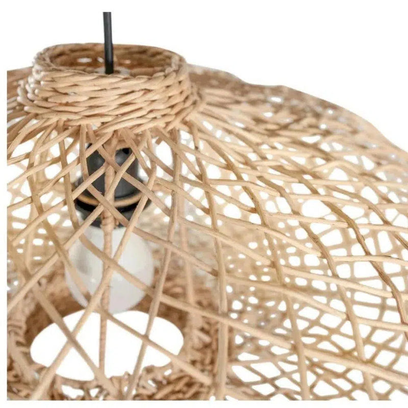 Bora Bora Natural Rattan Chandelier Chandeliers LOOMLAN By Artesia