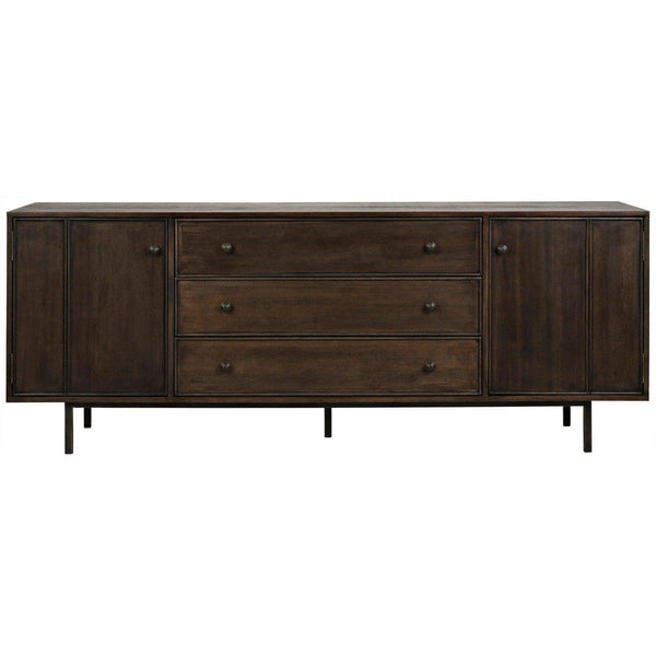 Boston Wood Ebony Walnut Sideboard Sideboards LOOMLAN By Noir