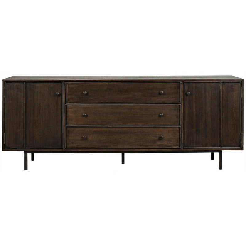 Boston Wood Ebony Walnut Sideboard Sideboards LOOMLAN By Noir