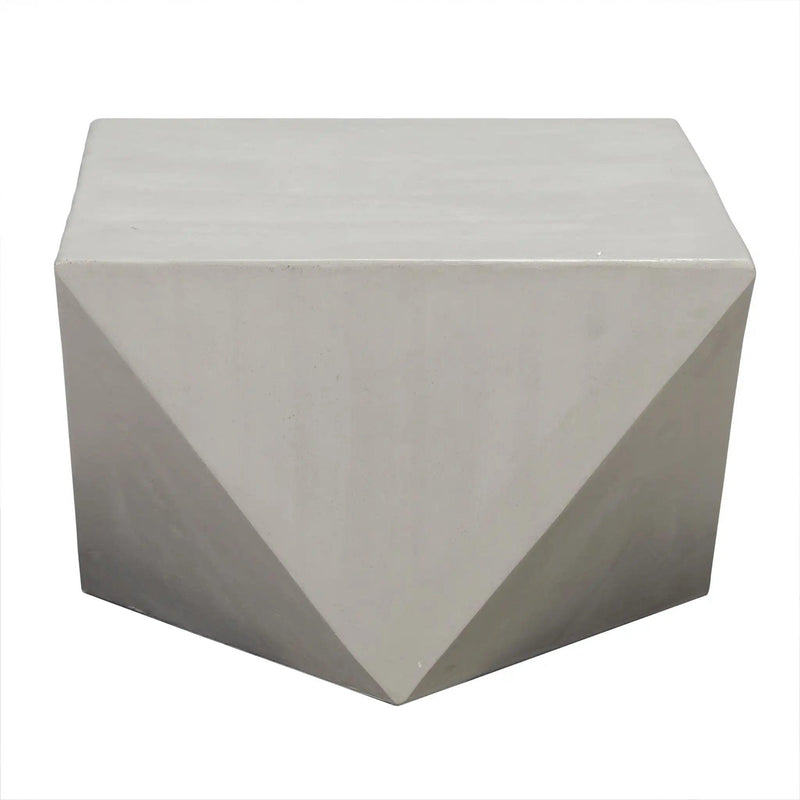 Bota Fiber Cement Square Side Table Side Tables LOOMLAN By Noir