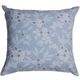 Botanical Blue Outdoor Throw Pillows Outdoor Pillows LOOMLAN By LOOMLAN