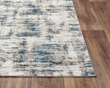 Both Abstract Blue Kitchen Hallway Runner Rug Area Rugs LOOMLAN By LOOMLAN