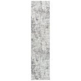 Bouc Abstract Gray Kitchen Hallway Runner Rug Area Rugs LOOMLAN By LOOMLAN