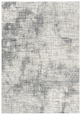 Bouc Abstract Gray Kitchen Hallway Runner Rug Area Rugs LOOMLAN By LOOMLAN