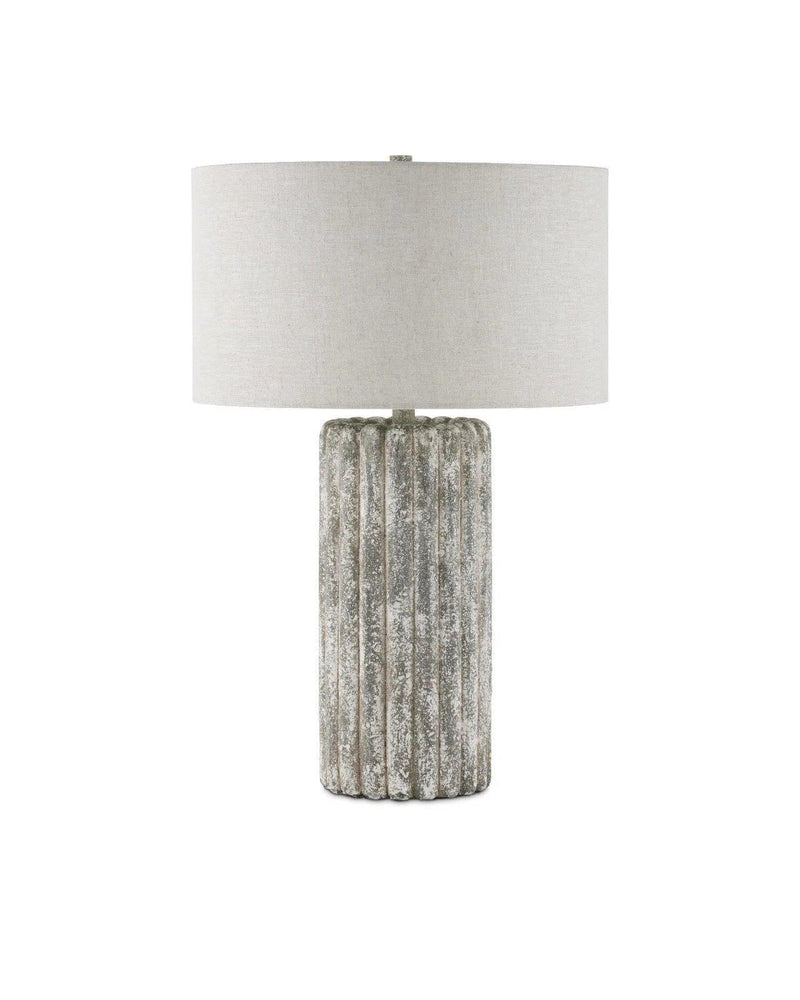 Boudoirs Concrete Grey Table Lamp Table Lamps LOOMLAN By Currey & Co