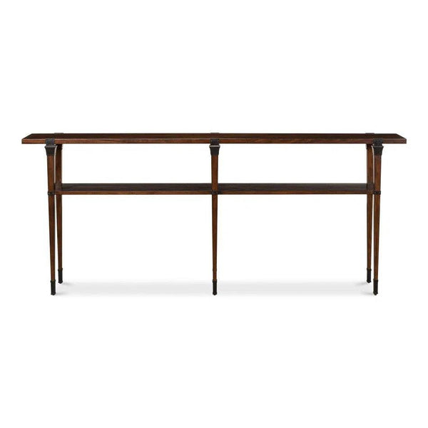 Boulevard Console Table With Storage Solid Wood Console Tables LOOMLAN By Sarreid