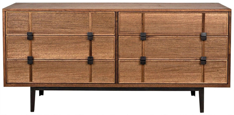 Bourgeois Wood and Steel Sideboard Sideboards LOOMLAN By Noir