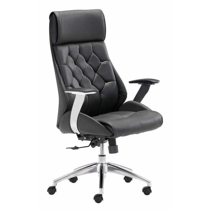 Boutique Office Chair Black Office Chairs LOOMLAN By Zuo Modern