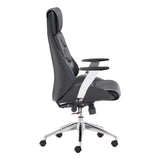 Boutique Office Chair Black Office Chairs LOOMLAN By Zuo Modern