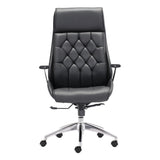 Boutique Office Chair Black Office Chairs LOOMLAN By Zuo Modern