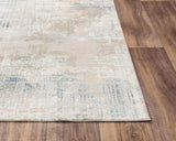 Bove Abstract Blue Kitchen Hallway Runner Rug Area Rugs LOOMLAN By LOOMLAN