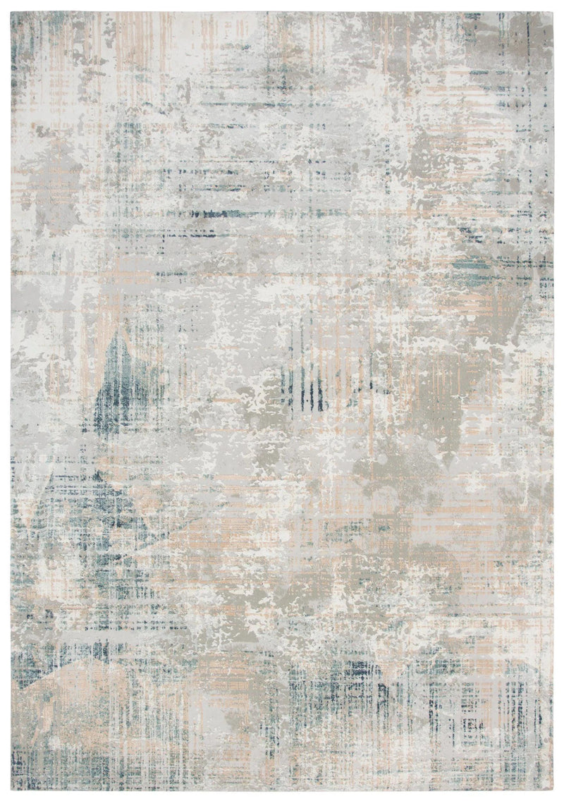 Bove Abstract Blue Kitchen Hallway Runner Rug Area Rugs LOOMLAN By LOOMLAN